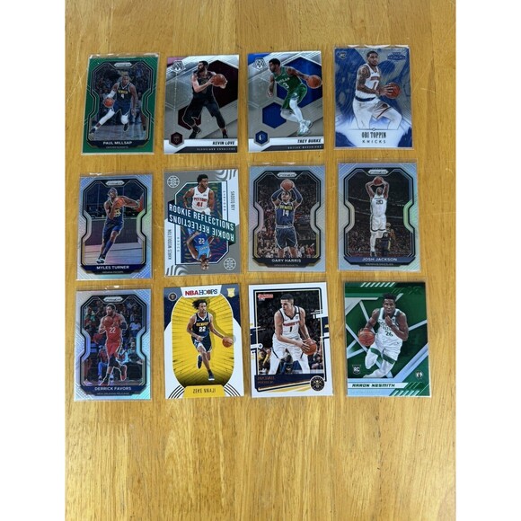 2020-21 Panini Basketball 12 Card Lot Chronicles & Silver Refractors RC Rookies - Picture 1 of 13